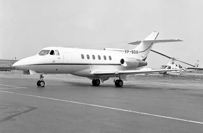 Framed Print : Hawker Siddeley HS. 125-600A VP-BDH Framed Print : Hawker Siddeley HS. 125-600A VP-BDH