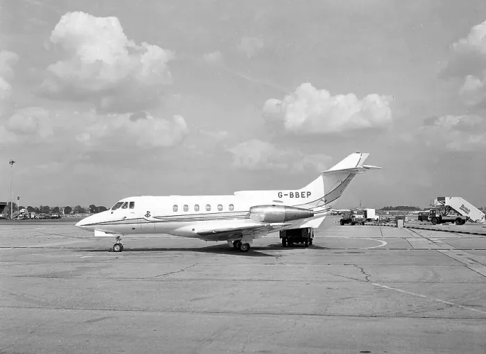 Framed Print : Hawker Siddeley HS. 125-600B G-BBEP