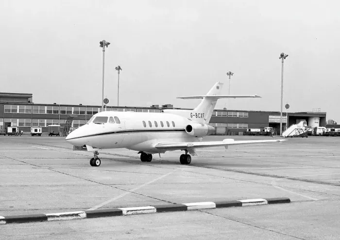 Framed Print : Hawker Siddeley HS. 125-600B G-BCXF Framed Print : Hawker Siddeley HS. 125-600B G-BCXF