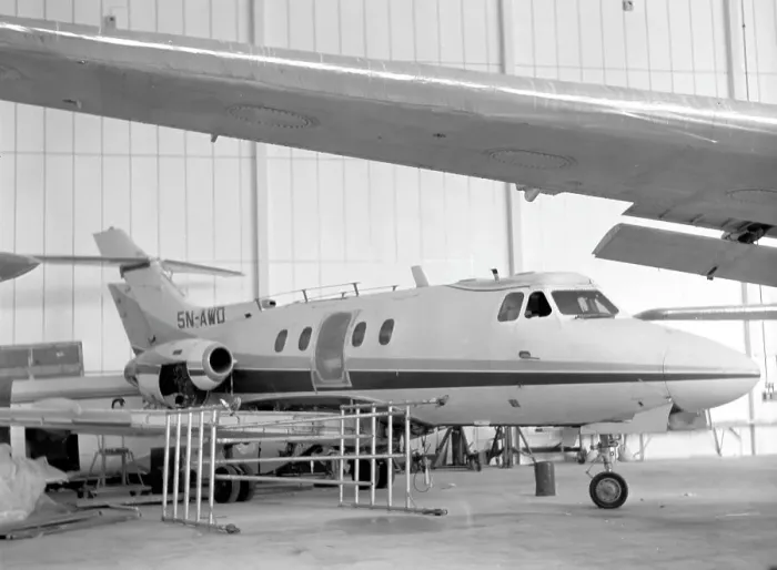 Framed Print : Hawker Siddeley HS. 125 Series 1 5N-AWD Framed Print : Hawker Siddeley HS. 125 Series 1 5N-AWD