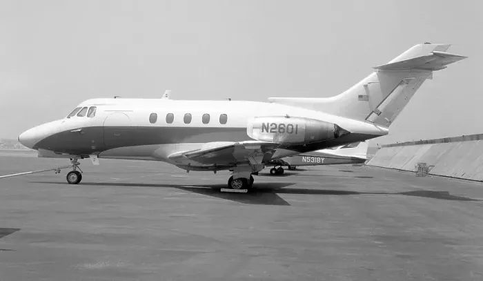 Framed Print : Hawker Siddeley HS-125 Series 1A-522 N2601 Framed Print : Hawker Siddeley HS-125 Series 1A-522 N2601