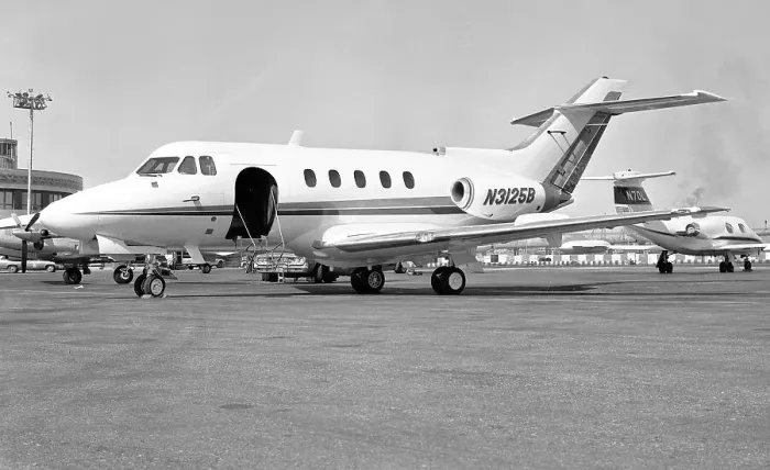 Framed Print : Hawker Siddeley HS. 125 Series 1A N3125B Framed Print : Hawker Siddeley HS. 125 Series 1A N3125B