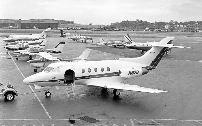 Framed Print : Hawker Siddeley HS. 125 Series 1A N57G Framed Print : Hawker Siddeley HS. 125 Series 1A N57G