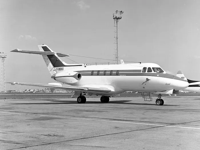 Framed Print : Hawker Siddeley HS. 125 Series 1B F-BOHU Framed Print : Hawker Siddeley HS. 125 Series 1B F-BOHU