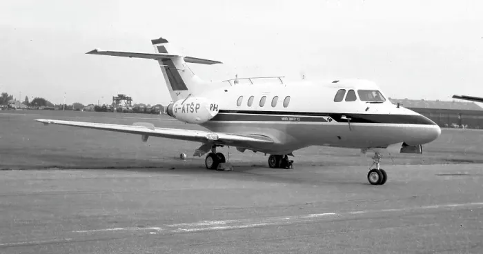 Framed Print : Hawker Siddeley HS. 125 Series 1B G-ATSP Framed Print : Hawker Siddeley HS. 125 Series 1B G-ATSP