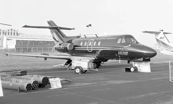 Framed Print : Hawker Siddeley HS. 125 Series 1B G-DJMJ Framed Print : Hawker Siddeley HS. 125 Series 1B G-DJMJ