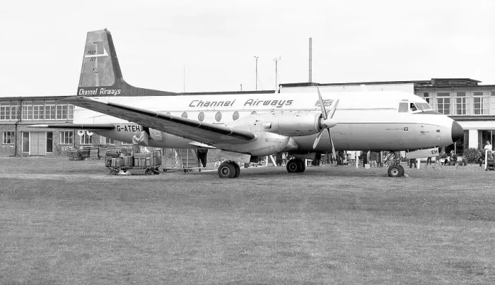 Framed Print : Hawker Siddeley HS. 748-222 Series 2A G-ATEH Framed Print : Hawker Siddeley HS. 748-222 Series 2A G-ATEH