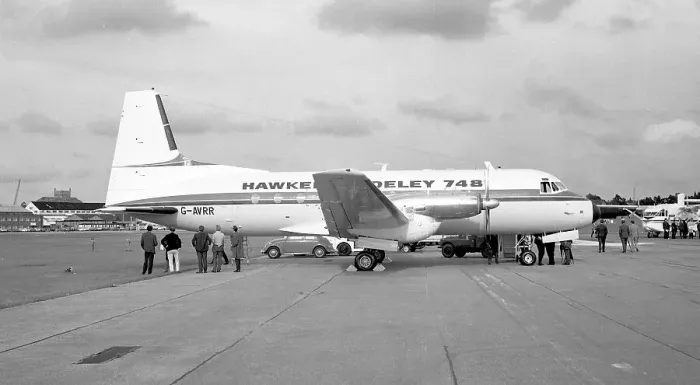 Framed Print : Hawker Siddeley HS. 748 G-AVRR Framed Print : Hawker Siddeley HS. 748 G-AVRR