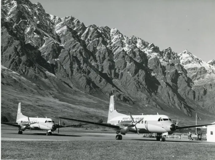 Framed Print : Two Hawker Siddeley HS748 Series 2As, ZK-CWJ and ZK-DES? Framed Print : Two Hawker Siddeley HS748 Series 2As, ZK-CWJ and ZK-DES?