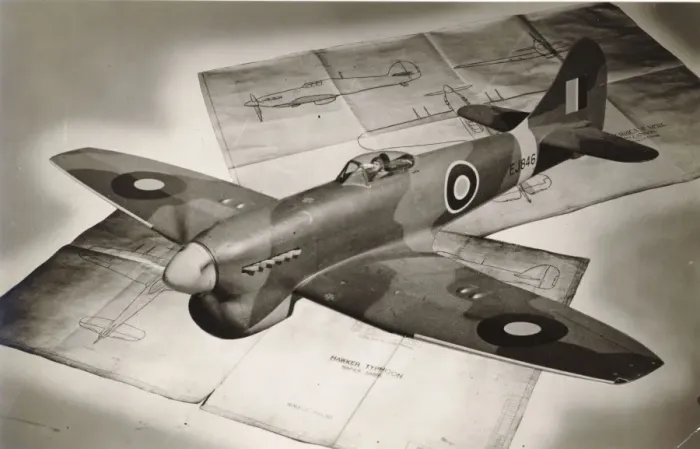 Framed Print : Hawker Tempest V, EJ846 Framed Print : Hawker Tempest V, EJ846