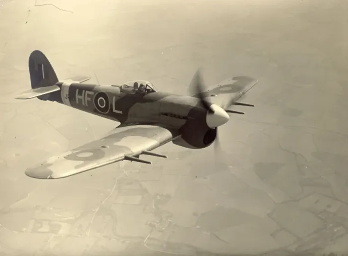 Framed Print : Hawker Typhoon IB, JR128 Framed Print : Hawker Typhoon IB, JR128