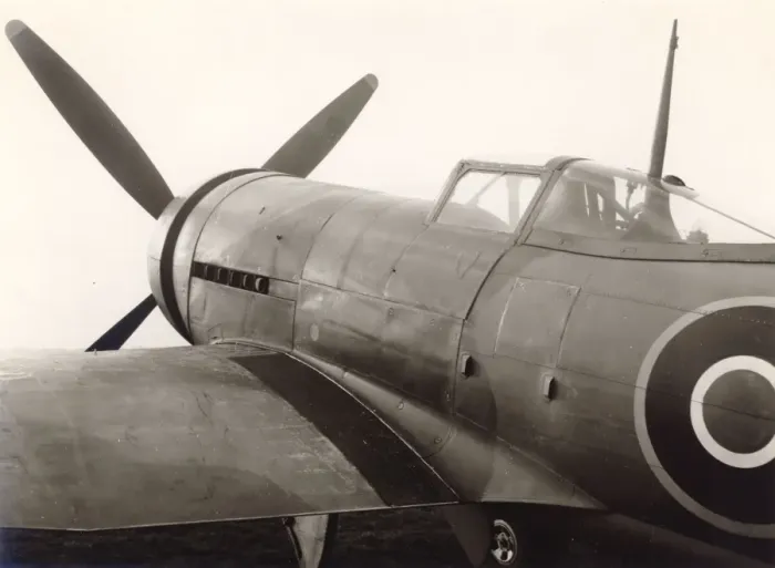 Framed Print : Hawker Typhoon IB, R8694, fitted with an annular radiator Framed Print : Hawker Typhoon IB, R8694, fitted with an annular radiator
