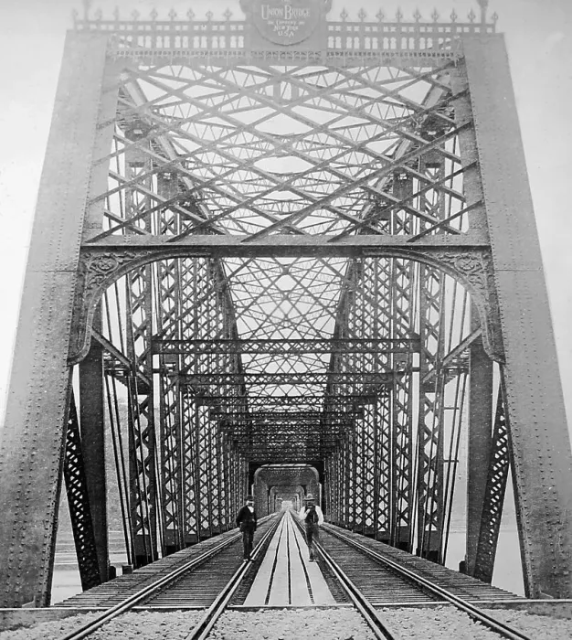 Framed Print : Hawksbury Bridge, Australia, early 1900s Framed Print : Hawksbury Bridge, Australia, early 1900s