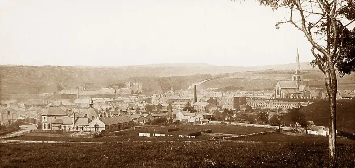 Framed Print : Hay on Wye panorama Framed Print : Hay on Wye panorama