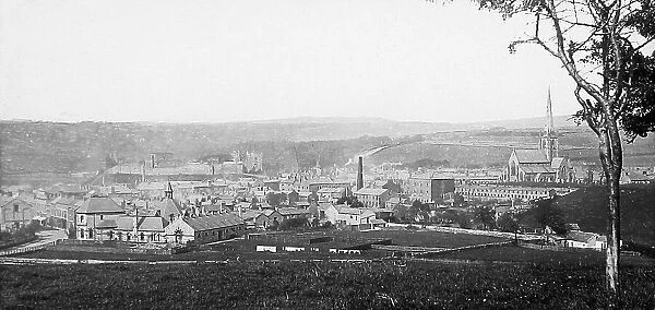 Hay on Wye panorama early 1900s