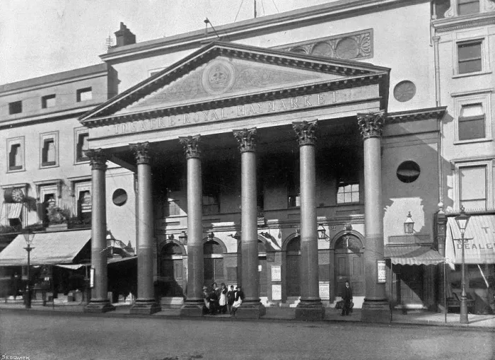 Framed Print : HAYMARKET THEATRE 1895 Framed Print : HAYMARKET THEATRE 1895