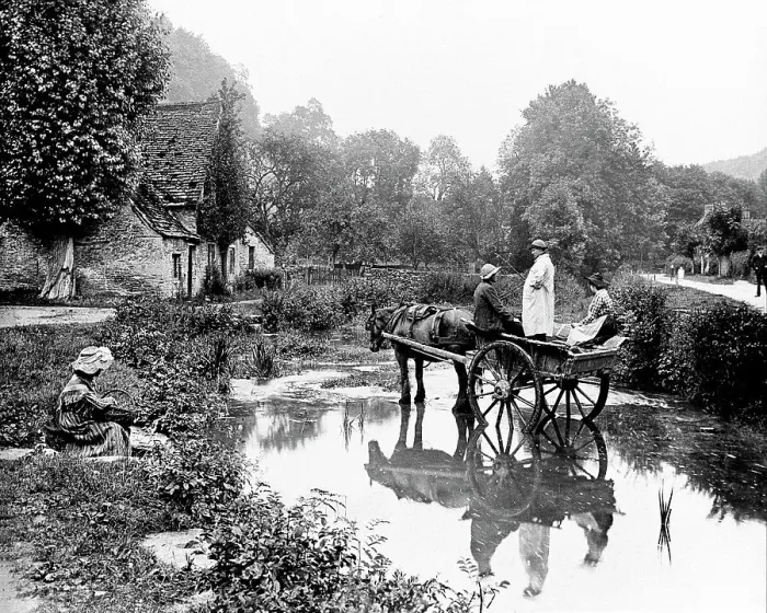 Framed Print : The Haywain Victorian period Framed Print : The Haywain Victorian period
