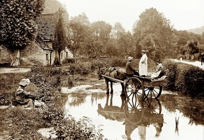 Framed Print : The Haywain Victorian period Framed Print : The Haywain Victorian period