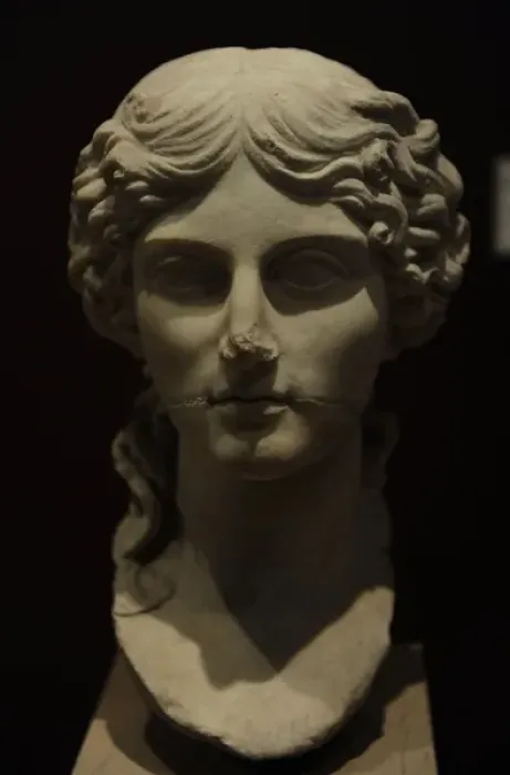 Framed Print : Head of Agrippina the Elder (14 BC-33 AD). Marble Framed Print : Head of Agrippina the Elder (14 BC-33 AD). Marble