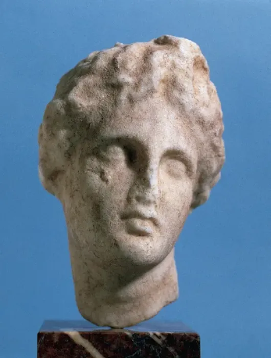 Framed Print : Head of Aphrodite. Greek. 2nd century BC Framed Print : Head of Aphrodite. Greek. 2nd century BC
