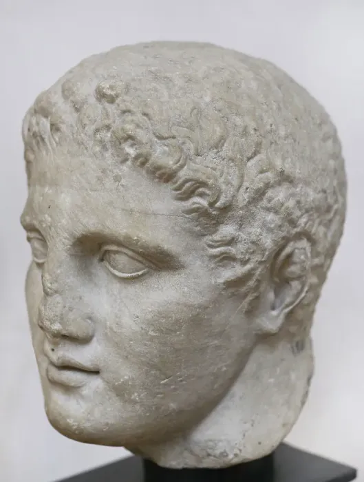 Framed Print : Head of Hermes. 2nd century AD. From Serdica. Bulgaria Framed Print : Head of Hermes. 2nd century AD. From Serdica. Bulgaria