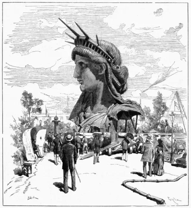 Framed Print : Head of Liberty Framed Print : Head of Liberty