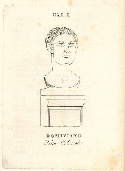Head of Roman Emperor Domitian