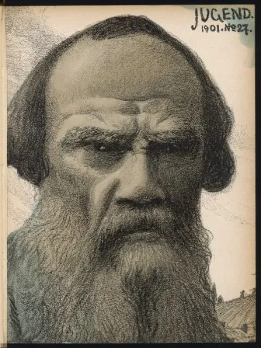 Framed Print : Head Shot of Tolstoy Framed Print : Head Shot of Tolstoy