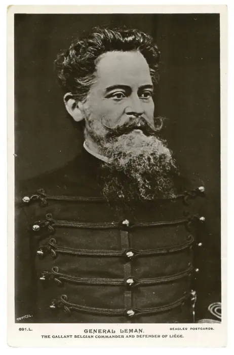 Framed Print : Head and shoulders of Belgian General Leman Framed Print : Head and shoulders of Belgian General Leman