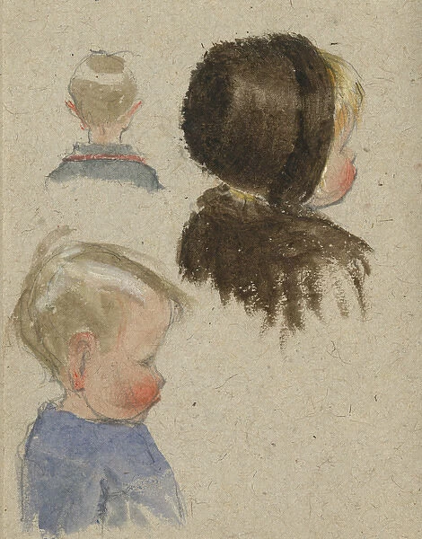 Head studies of children by Muriel Dawson