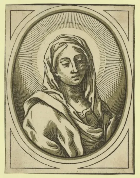 Framed Print : Head of the Virgin Framed Print : Head of the Virgin