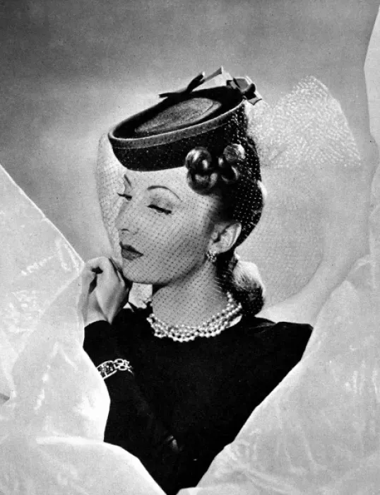 Framed Print : Head-wear fashions for Spring 1939 Framed Print : Head-wear fashions for Spring 1939