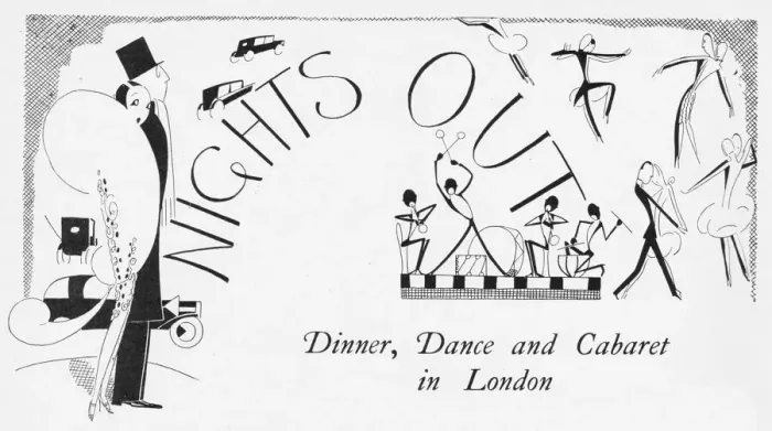 Framed Print : Header sketch by Fish for the Nights Out feature Framed Print : Header sketch by Fish for the Nights Out feature