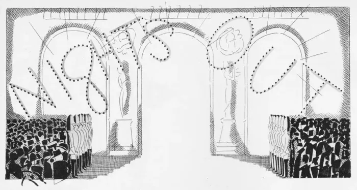 Framed Print : Header sketch by Fish for the Nights Out feature Framed Print : Header sketch by Fish for the Nights Out feature