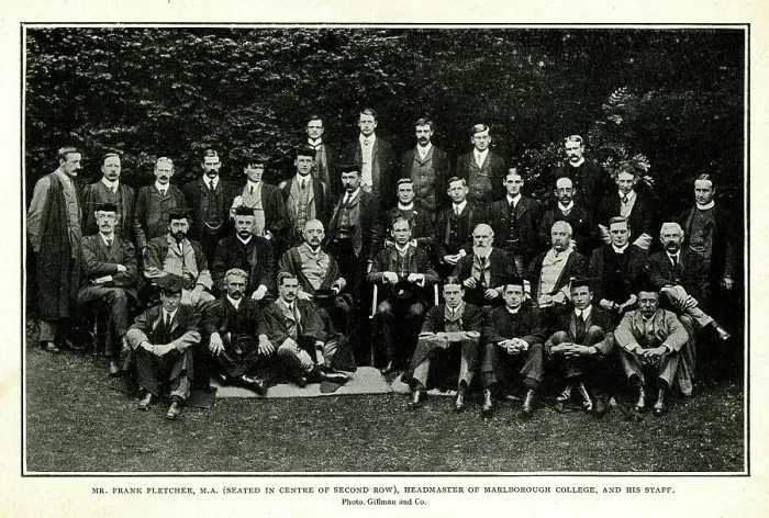 Framed Print : Headmaster and staff, Marlborough College Framed Print : Headmaster and staff, Marlborough College