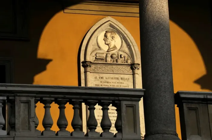 Framed Print : Headstone of Giuseppe Belli (1791-1860). Italian physicist a Framed Print : Headstone of Giuseppe Belli (1791-1860). Italian physicist a