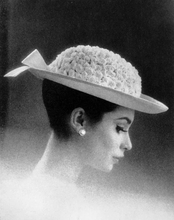 Framed Print : Headwear fashion, 1964 Framed Print : Headwear fashion, 1964