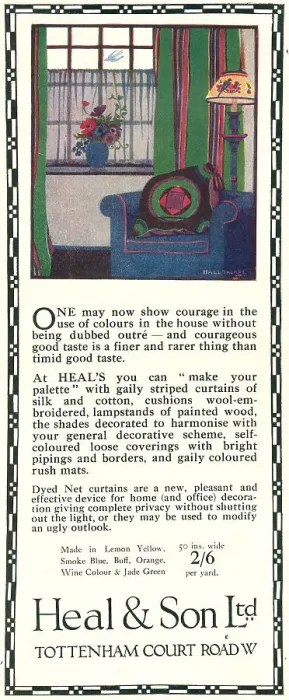 Framed Print : Heal and Son Advertisement Framed Print : Heal and Son Advertisement