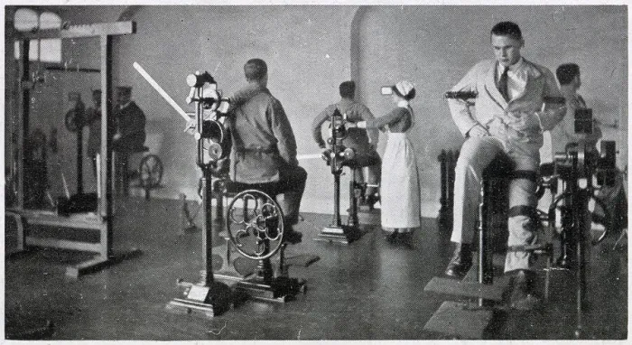 Framed Print : Healing Methods - Stiffening Joints 1921 Framed Print : Healing Methods - Stiffening Joints 1921
