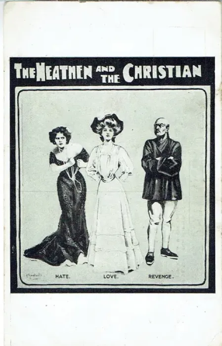 Framed Print : The Heathen and the Christian by Fred Maxwell Framed Print : The Heathen and the Christian by Fred Maxwell