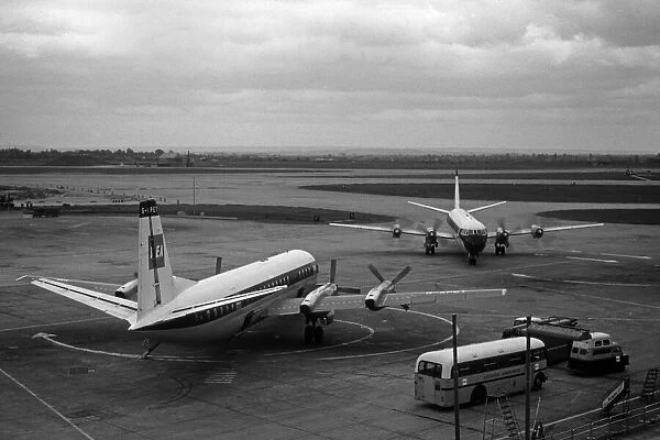 Heathrow Airport with BEA planes