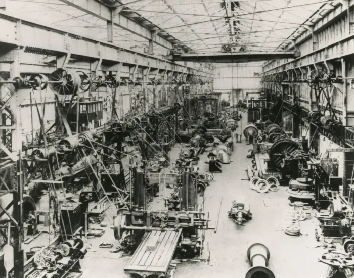 Framed Print : Heaton heavy machine shop, 1901 Framed Print : Heaton heavy machine shop, 1901