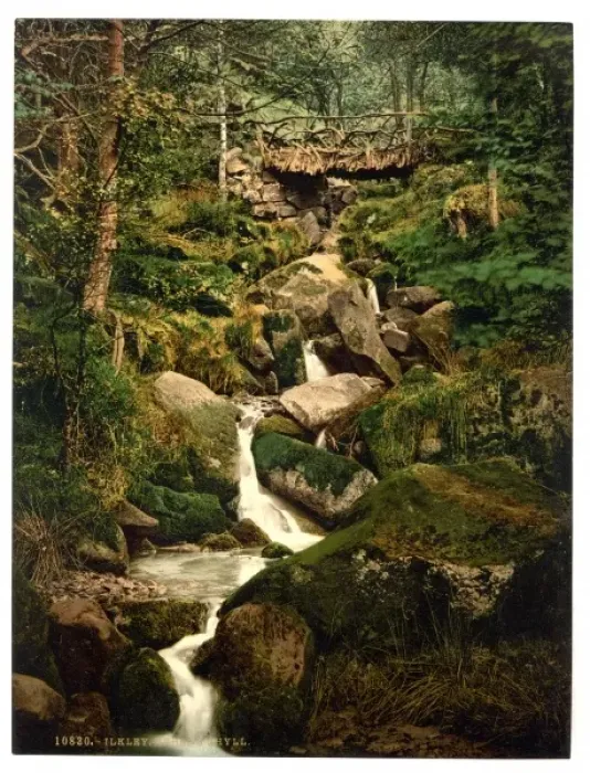 Framed Print : Hebers Ghyll, Ilkley, England Framed Print : Hebers Ghyll, Ilkley, England