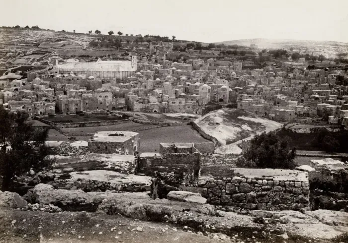 Framed Print : Hebron, with mosque covering the cave of Macpelah Framed Print : Hebron, with mosque covering the cave of Macpelah