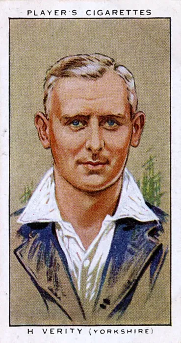 Framed Print : Hedley Verity, Yorkshire County and England cricketer Framed Print : Hedley Verity, Yorkshire County and England cricketer