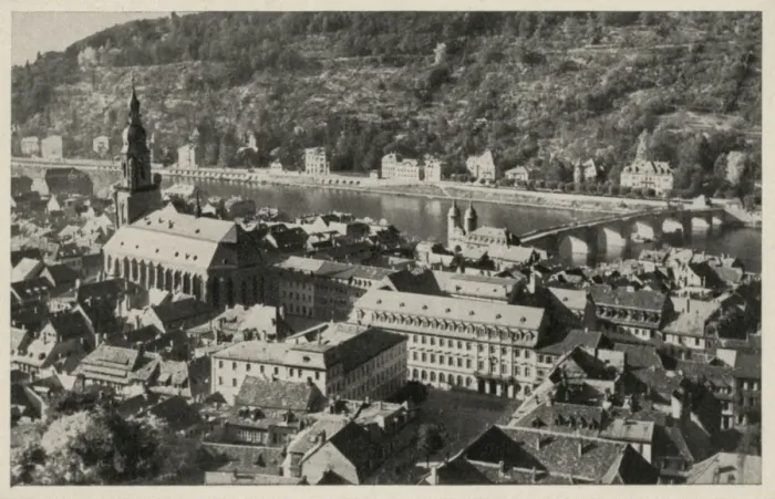 Framed Print : Heidelberg, Germany - view over city Framed Print : Heidelberg, Germany - view over city