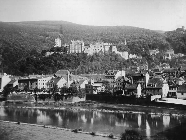 Heidelberg with Neckar River, Germany