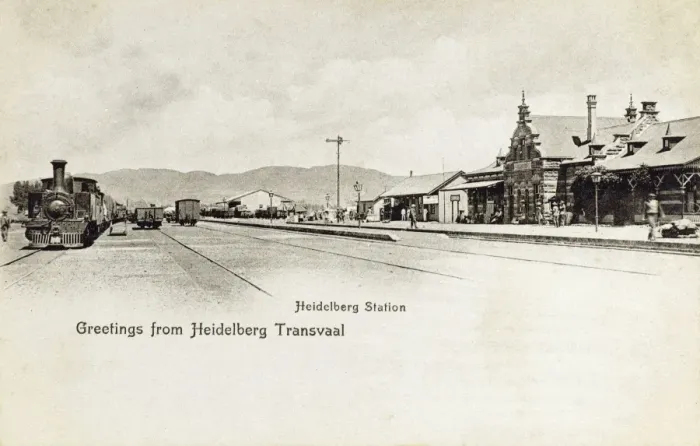 Framed Print : Heidelberg Railway Station, Transvaal, South Africa Framed Print : Heidelberg Railway Station, Transvaal, South Africa