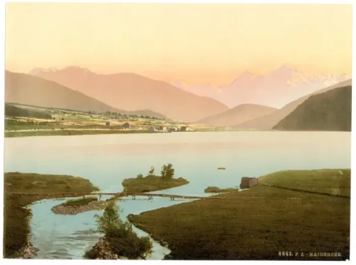 Framed Print : Heidersee, Tyrol, Austro-Hungary Framed Print : Heidersee, Tyrol, Austro-Hungary