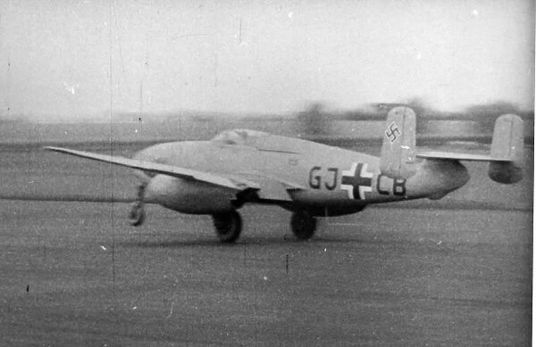 Heinkel He 280 -although flown before Messerschmitts M